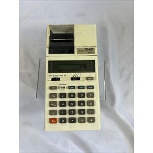 Vintage Casio HR-10 Printing Calculator Tested, No Paper To Test Printer
